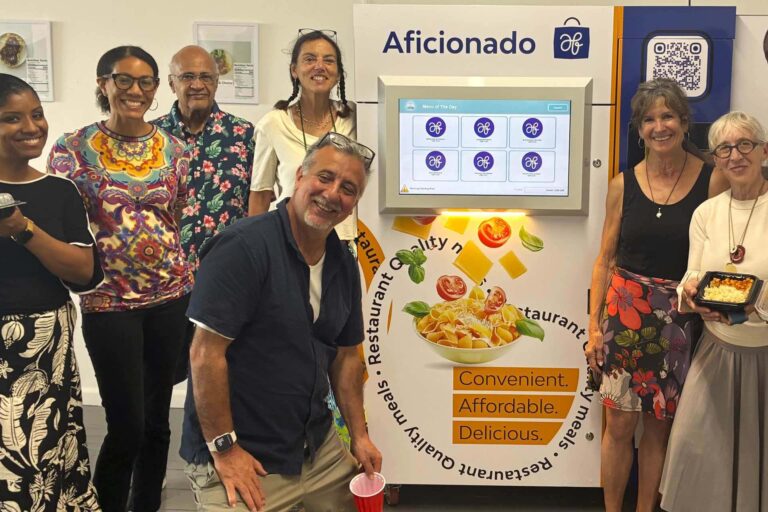 Members of Investors Circle (IC) and Institute for Entrepreneurial Leadership (IFEL) Visit Aficionado to learn about and try Vending eKiosks