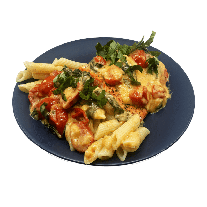 Creamy Tuscan Roasted Salmon w Spinach - Image 2