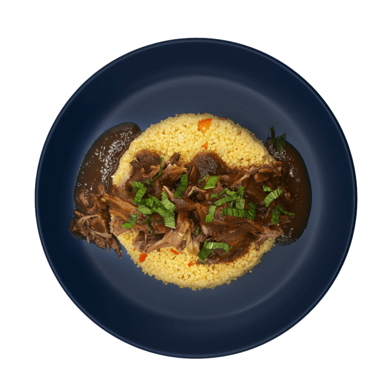 Moroccan Lamb over Couscous